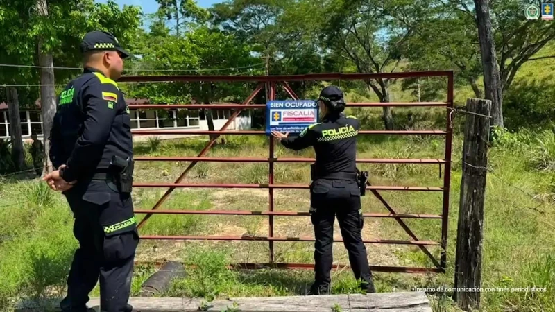 FBI y Fiscalían incautan bienes de la mafia en Santander, Antioquia, Boyacá y Caquetá