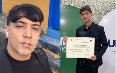 Felipe Viloria y Alex Pérez, los dos jóvenes que perdieron la vida en un accidente en Santander