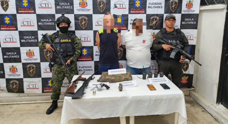 Cayeron ‘Yogui’ y ‘Rolo’, señalados de manejar armas e inteligencia para el ‘Clan del Golfo’ en Aguachica