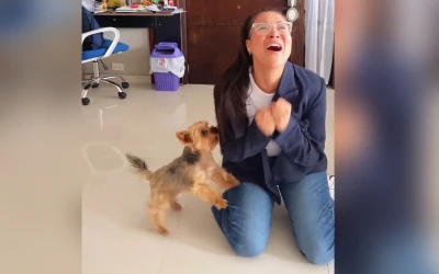 Desde Bucaramanga, Karen Lizarazo celebró efusivamente su nominación al Grammy