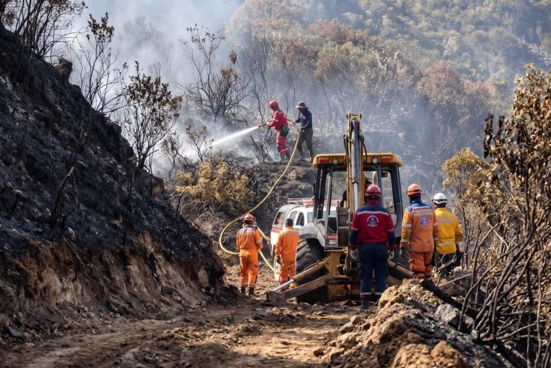 Se reactivó el incendio en el Páramo de Santurbán: falta agua para apagar el fuego