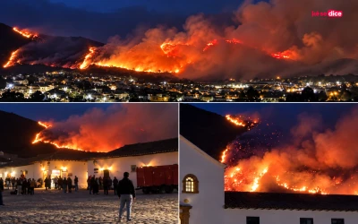 El incendio de Villa de Leyva es el de mayor magnitud en el país, según el ministro del Interior