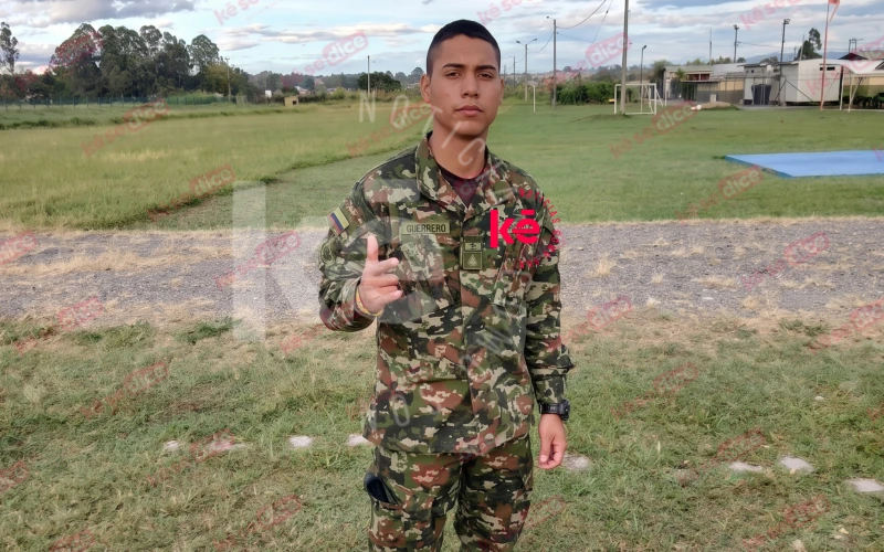 Ricardo Guerrero, el soldado que perdió la vida en un accidente al norte de Bucaramanga