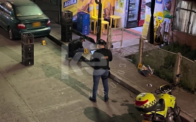 Un hombre fue baleado dentro de una tienda en el barrio Bellavista de Floridablanca