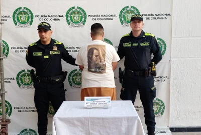 Sujeto condenado por delito informático fue sorprendido durante un control en Floridablanca
