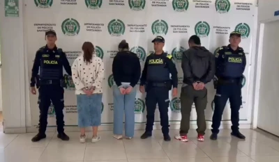 Tres capturados por millonario hurto de cadenas, anillos y otras joyas de oro en Santander