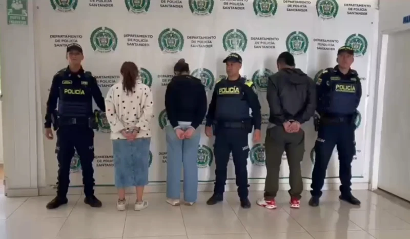 Tres capturados por millonario hurto de cadenas, anillos y otras joyas de oro en Santander