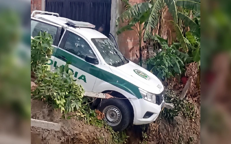 ¡Plan pistola en Norte de Santander! Dos policías fueron asesinados dentro de una patrulla en Ábrego