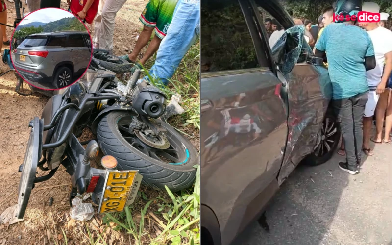 Fatal choque en Vijagual dejó un muerto y un herido que viajaban en motocicleta