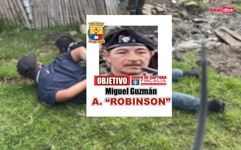 Fue abatido alias ‘Robinson Gutiérrez’, cabecilla vinculado al asesinato de Miguel Uribe