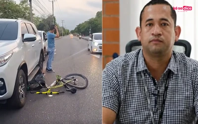 Secretario de Seguridad de Cúcuta renunció tras arrollar a tres ciclistas cuando conducía en aparente estado de embriaguez