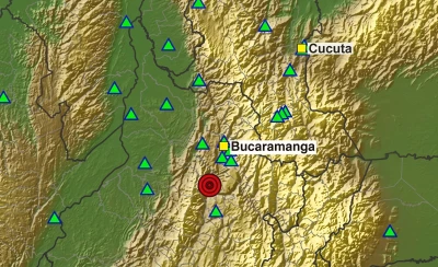 Sismo de 4.1 grados sacudió a Bucaramanga y Santander en la mañana de este lunes