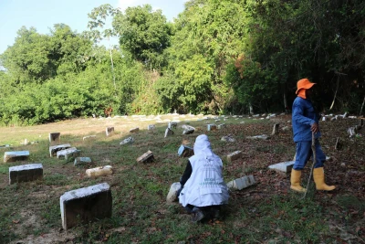 Unidad de búsqueda interviene 108 bóvedas en el cementerio de Campo Hermoso en Bucaramanga