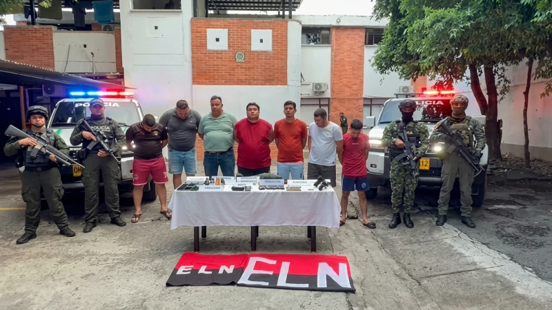 Siete capturados en ofensiva contra el Eln: cayeron alias ‘Camilo’ y ‘Sebastián’