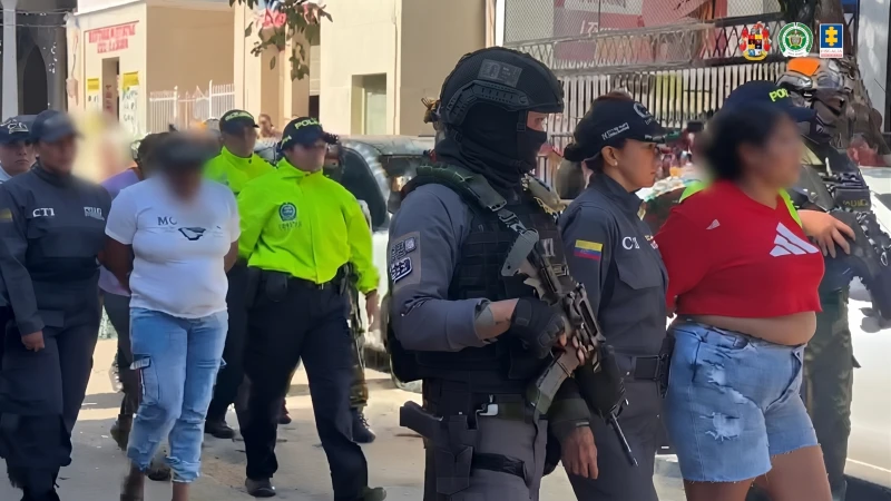 Cayó red de mujeres que ingresaba narcóticos a las cárceles de Girón, Barranquilla y Valledupar
