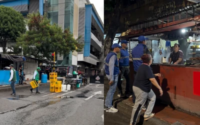 Alcaldía de Bucaramanga demolió casetas ubicadas junto a Sanandresito La Isla