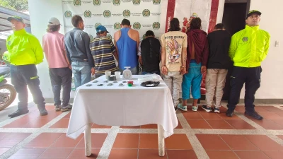 Cinco allanamientos golpearon a ‘Los Donatelos’ en Santander: nueve personas capturadas
