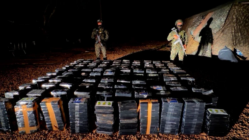 Ejército incautó cerca de 1,2 toneladas de cocaína de las disidencias de las Farc