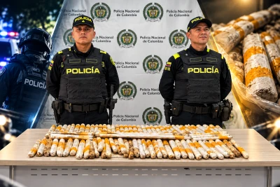Misterioso hallazgo en Santander: dejaron 80 barras de explosivos a un lado de la carretera