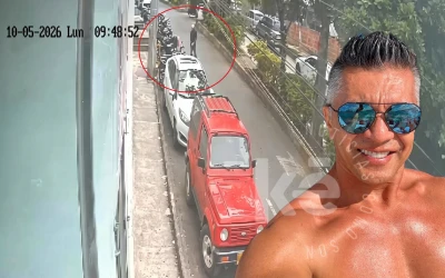 Video: Cámara captó el asesinato de un empresario y una mujer en Barbosa, Santander