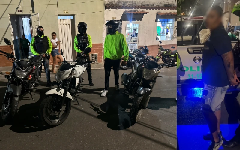 Con ayuda del GPS. fueron por una moto robada y encontraron tres al noroccidente de Bucaramanga