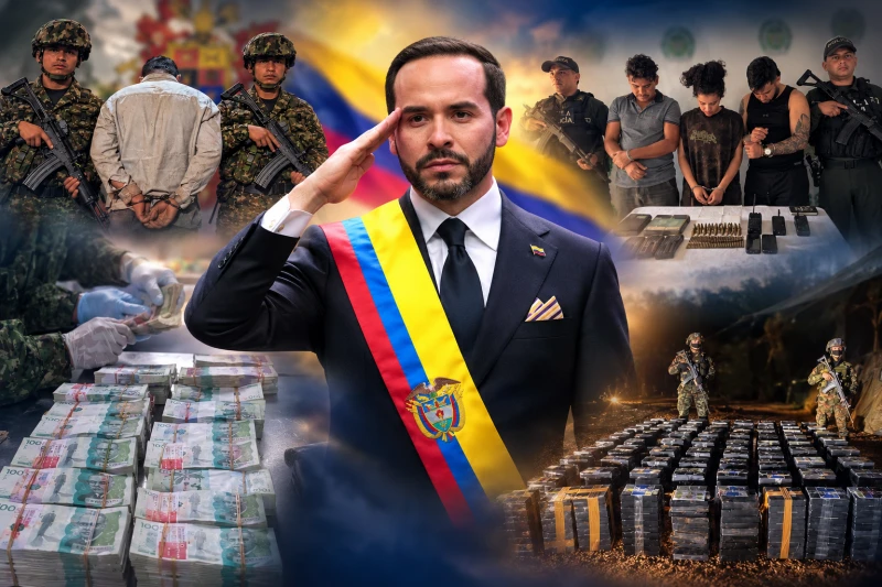 Más de 32 mil capturados y 135 toneladas de droga incautadas en dos meses del Gobierno De La Espriella