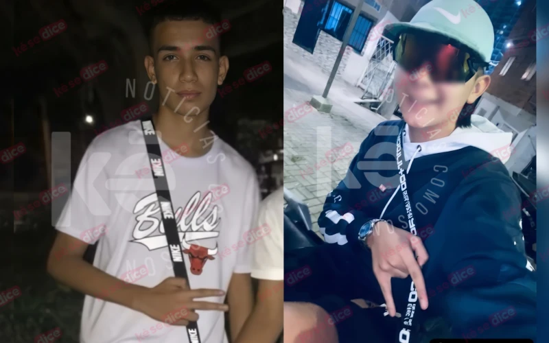 Miguel Henao y un menor de edad, los dos jóvenes asesinados en el embalse de Tona
