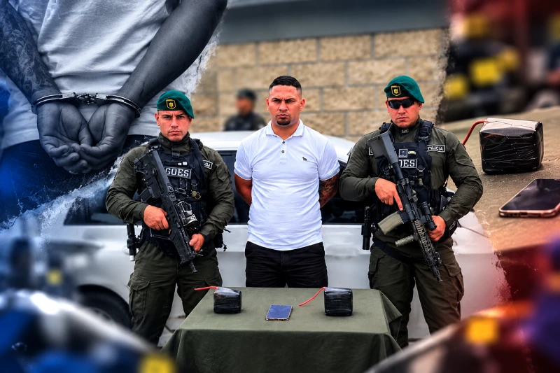 Cayó alias ‘Kleiver’, de  ‘Los Costeños’, señalado de sembrar terror con cilindros y banderas del ELN