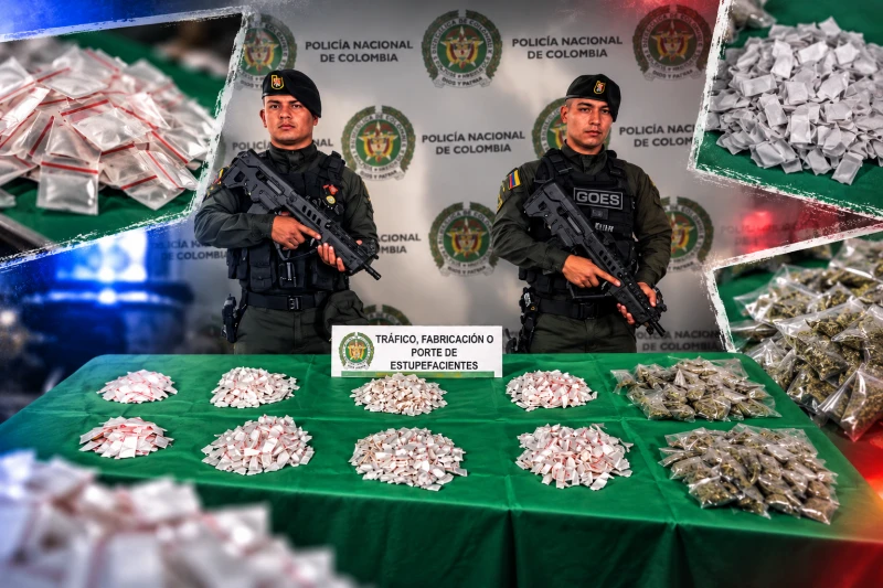Menor de 17 años fue aprehendida con casi 2.000 dosis de bazuco y marihuana en Girón