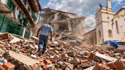 Impactantes imágenes tras fuerte terremoto de 7,7 en Panamá: destrucción y angustia en Penonomé