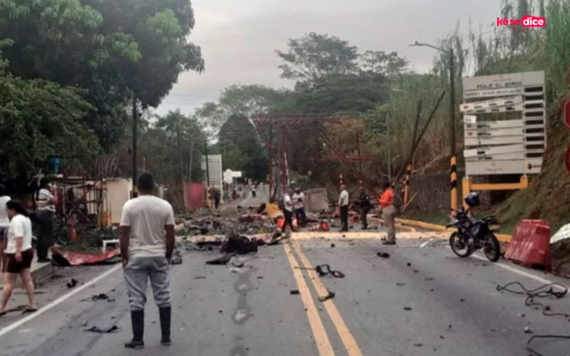 Carro bomba voló el peaje El Bordo en la Panamericana: Gobierno reporta trabajadores heridos y señala a las disidencias de ‘Iván Mordisco’