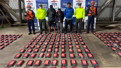 Destruyeron laboratorio de cocaína en Putumayo e interceptaron lancha con 1,4 toneladas de droga