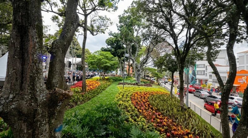 El histórico Parque Bolívar florece de nuevo y sienta las bases de una revolución verde en Bucaramanga