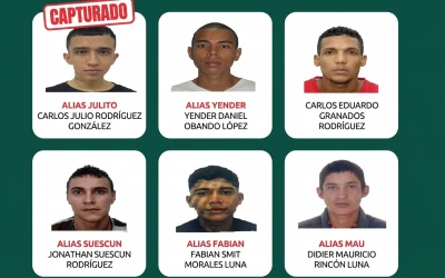 Tras la caída de 'Julito, estos son los cinco bandidos más buscados de Bucaramanga