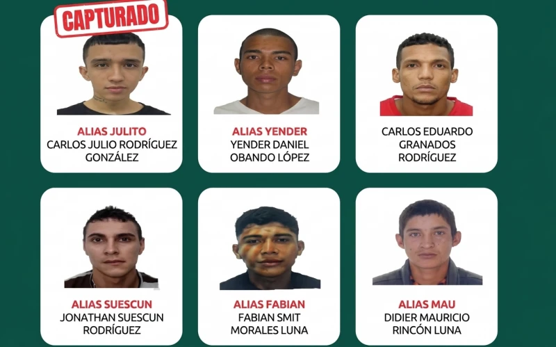 Tras la caída de 'Julito, estos son los cinco bandidos más buscados de Bucaramanga