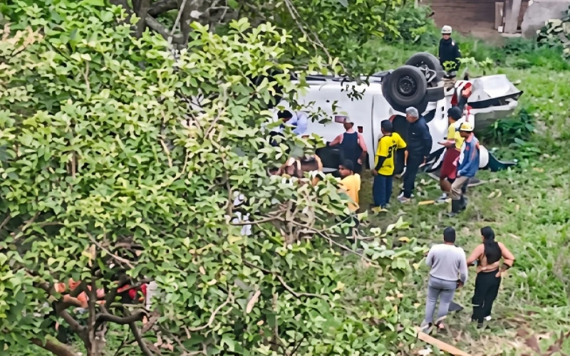 Bus cayó a un abismo en Tona, Santander: 10 personas resultaron heridas