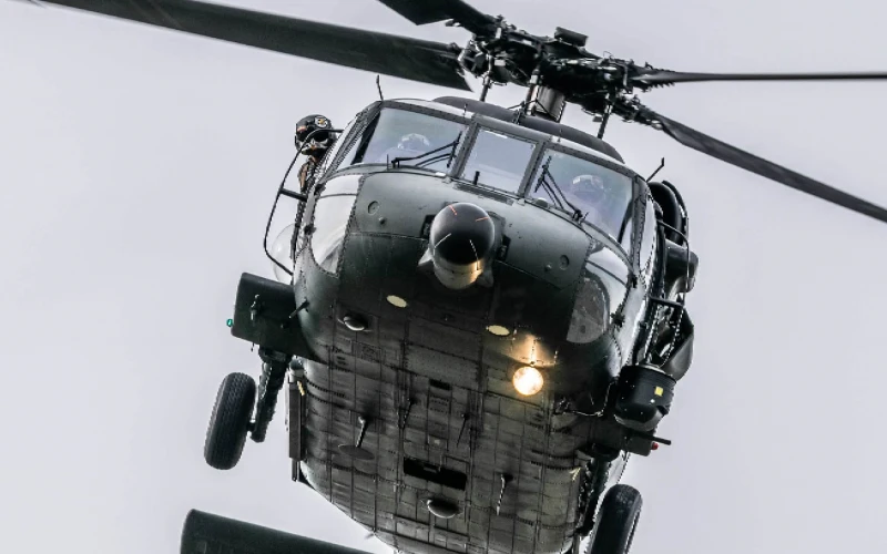 Helicóptero Black Hawk del Ejército se precipita a tierra en base militar de Cauca: hay 4 heridos