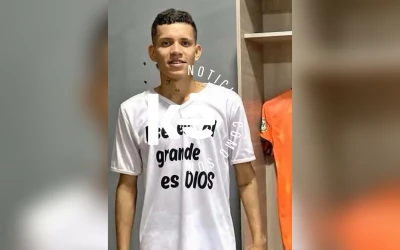 Brayan Guzmán,  el joven futbolista que fue asesinado a tiros en Santander