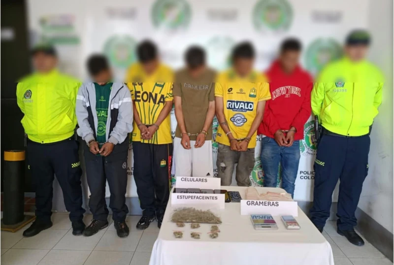 Golpe a ‘Los Indios’ y  ‘Los Necios’ en Santander: siete capturados terminaron en la cárcel