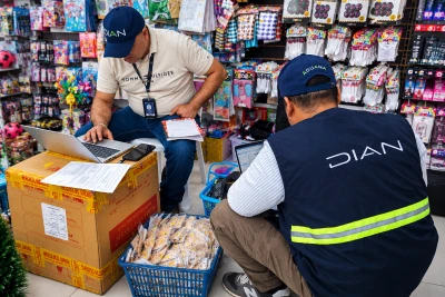 La DIAN y la Policía dan golpe al contrabando en Santander: más de 8.000 productos incautados