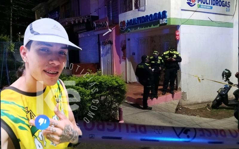 Jhon Martínez, el joven asesinado este lunes en Piedecuesta