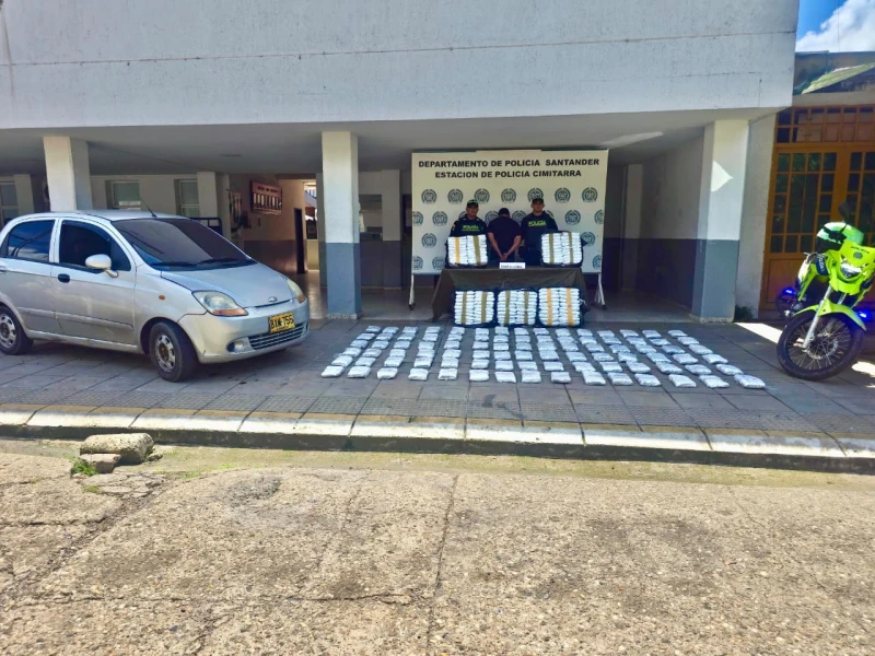 Cayó con 100 kilos de marihuana en vía de Santander: conductor fue enviado a la cárcel
