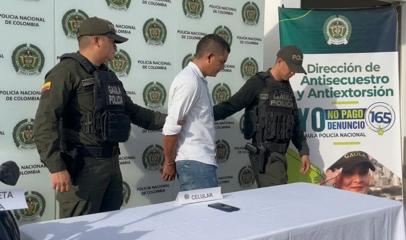 Capturan en Santander a 'Visajes', dedicado a extorsionar a ganaderos y contratistas de Ecopetrol