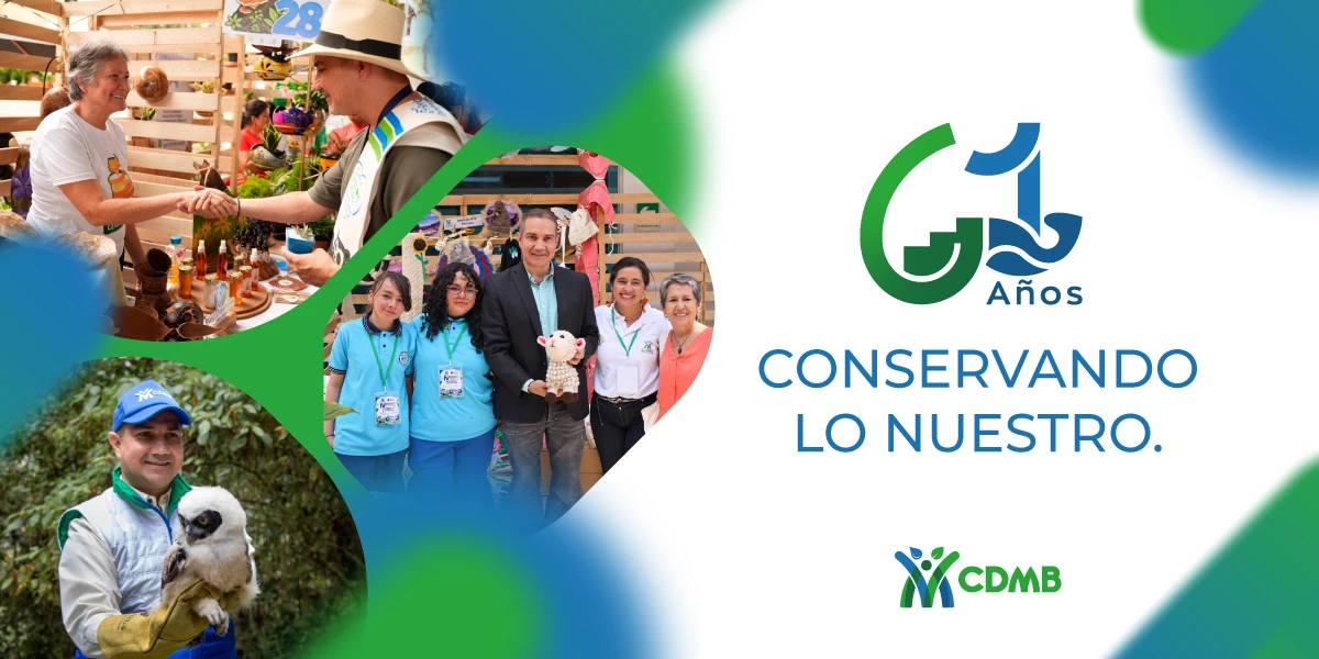 La CDMB cumple 61 años latiendo como el corazón que protege la vida y promueve la sostenibilidad en Santander