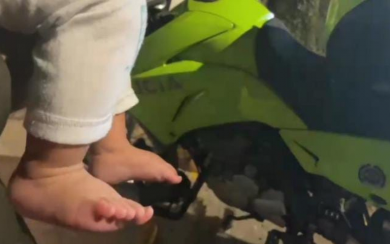 Rescatan a un bebé de cinco meses abandonado en Bucaramanga